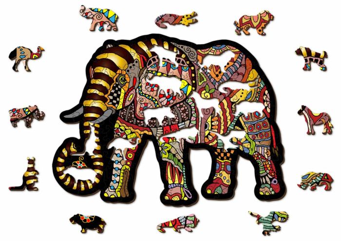 Demo Puzzle Board Elefant HE 0037