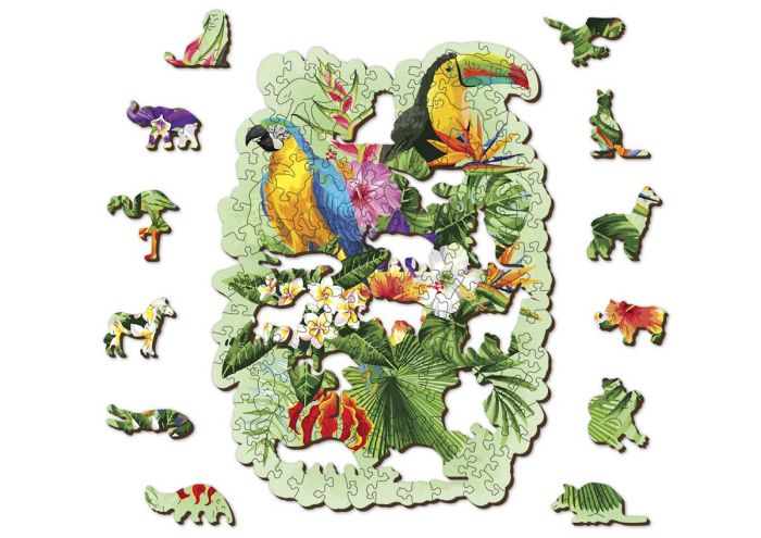 Demo Puzzle Board Trop birds HE 0046